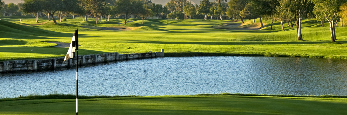 Goulf course in the Southwest desert